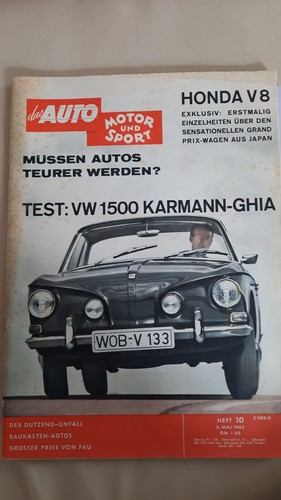Auto motor sport 1962 - motor, vw