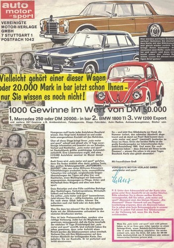 1960er auto motor - und, sport